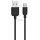 USAMS kábel U-Turn microUSB 1m fekete 2A MICUSBXD01 (US-SJ098)