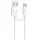 USAMS kábel U-Turn microUSB 1m fehér 2A MICUSBXD02 (US-SJ098)