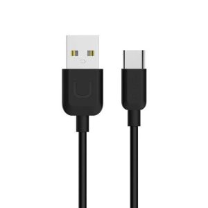 USAMS kábel U-Turn USB-C 1m fekete 2A TCUSBXD01 (US-SJ099)