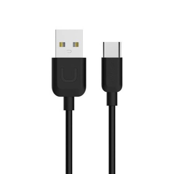 USAMS kábel U-Turn USB-C 1m fekete 2A TCUSBXD01 (US-SJ099)