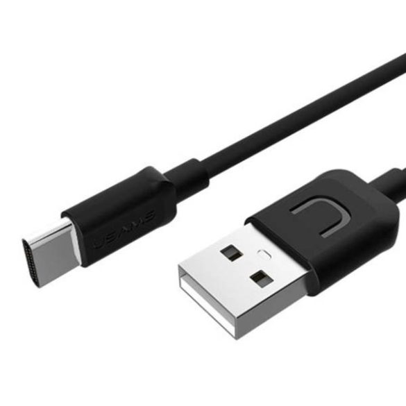 USAMS kábel U-Turn USB-C 1m fekete 2A TCUSBXD01 (US-SJ099)