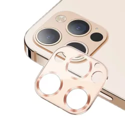   USAMS BH707 kamera lencse védő üveg iPhone 12 Pro Max - arany