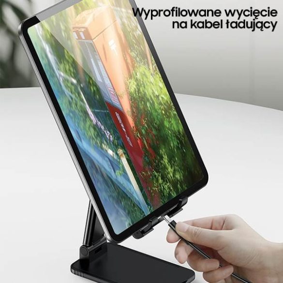 USAMS asztali telefon/tablet tartó fekete ZJ059ZJ01 (US-ZJ059)
