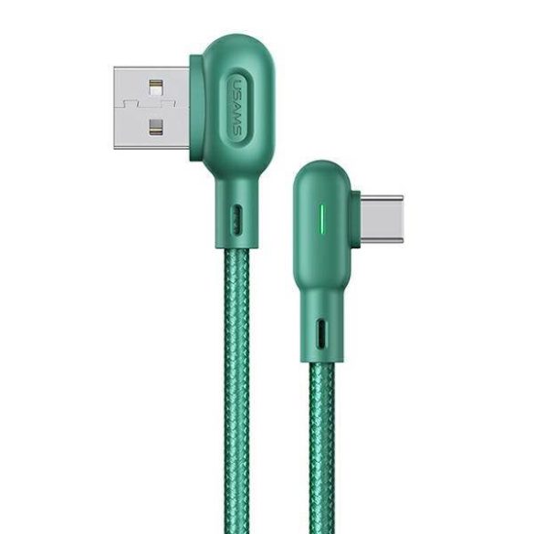 USAMS kábel U57 USB-C 1,2m 2A zöld SJ457USB02 (US-SJ457)