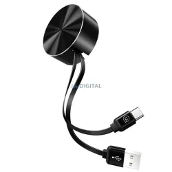   USAMS U-Bin behúzható USB-C kábel 1m 2A (US-SJ164) - fekete