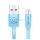 USAMS kábel lapos U2 microUSB 1,2m kék SJ201MIC04 (US-SJ201)