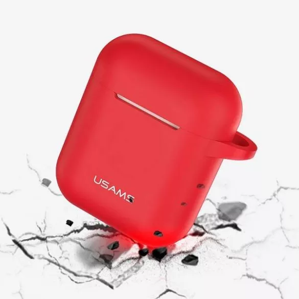USAMS tok AirPods 1 - piros