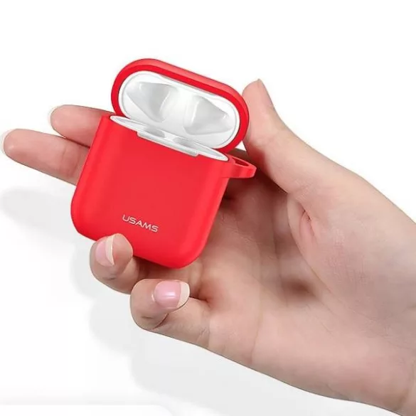 USAMS tok AirPods 1 - piros