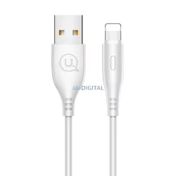   USAMS kábel U18 lightning 2A gyorstöltés 1m fehér SJ266USB02 (US-SJ266)