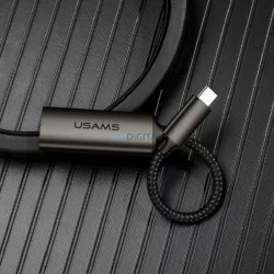  USAMS Adapter U22 USB-C - HDMI 4K HD15cm czarny/black SJ282HD01 (US-SJ282)