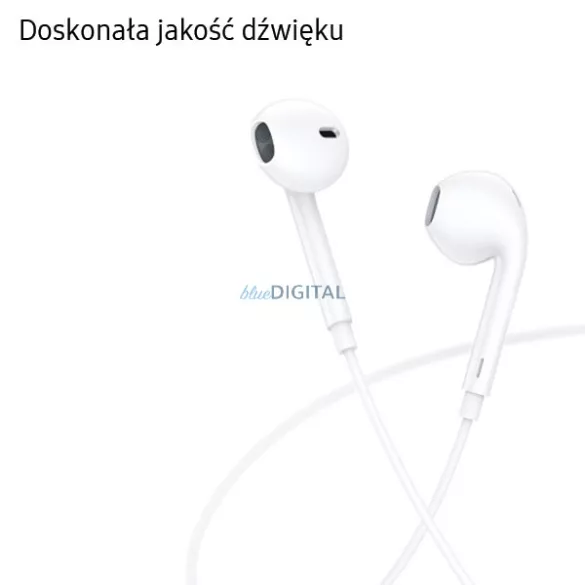 USAMS Bluetooth sztereó fejhallgató LN sorozat fehér