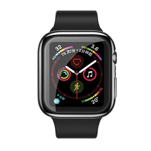 USAMS Tok védőtok Apple Watch 4/5/6/SE 44mm. Fekete