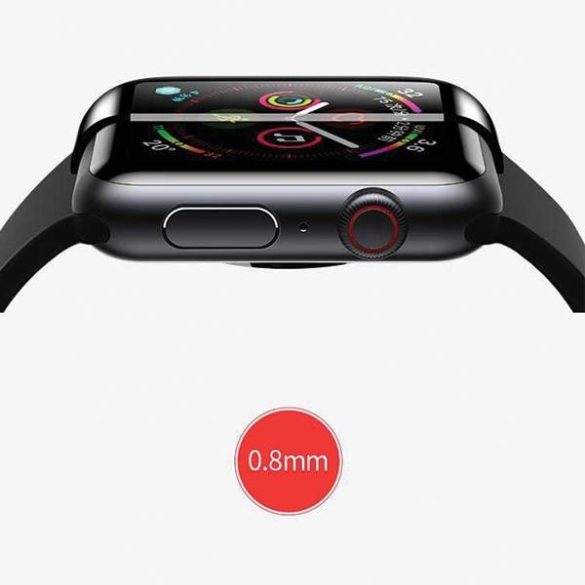 USAMS Tok védőtok Apple Watch 4/5/6/SE 44mm. Fekete