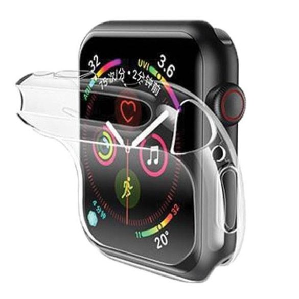 USAMS Tok védőtok Apple Watch 4/5/6/SE 44mm. átlátszó