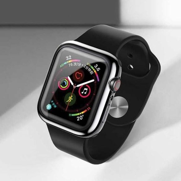 USAMS Tok védőtok Apple Watch 4/5/6/SE 44mm. átlátszó