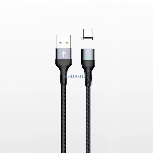 USAMS kábel magnetyczny U28 lightning2.4A Fast Charge 1m pleciony stalowy/tarnish SJ326USB01 (US-SJ326)
