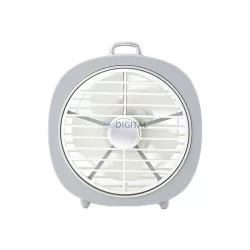 USAMS ventilátor lámpával szürke/greyZB65FS2 (US-ZB065)