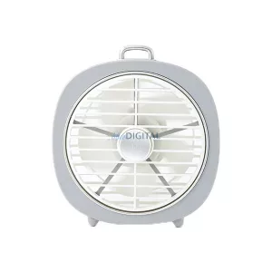 USAMS ventilátor lámpával szürke/greyZB65FS2 (US-ZB065)
