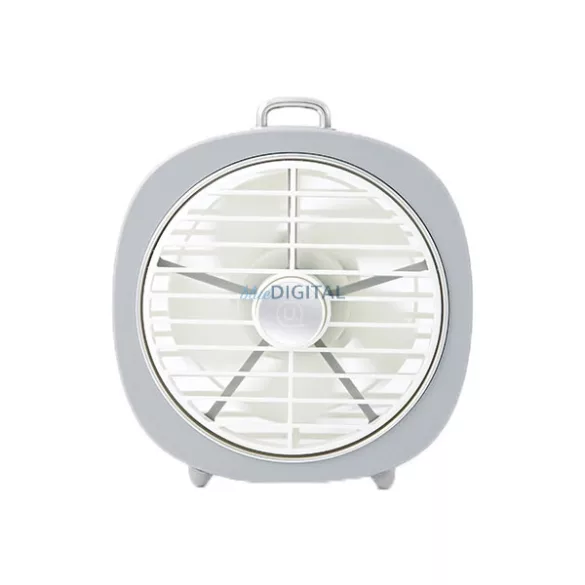 USAMS ventilátor lámpával szürke/greyZB65FS2 (US-ZB065)