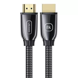   USAMS kábel HDMI - HDMI 2.1 U67 3m 8K fekete Ultra HD SJ498HD01 (US-SJ498)