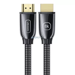   USAMS kábel HDMI - HDMI 2.1 U67 3m 8K fekete Ultra HD SJ498HD01 (US-SJ498)