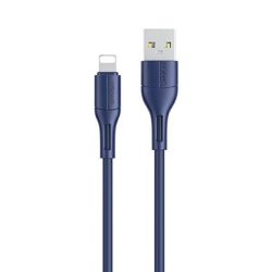   USAMS kábel U68 lightning 2A gyorstöltés 1m kék SJ500USB03 (US-SJ500)