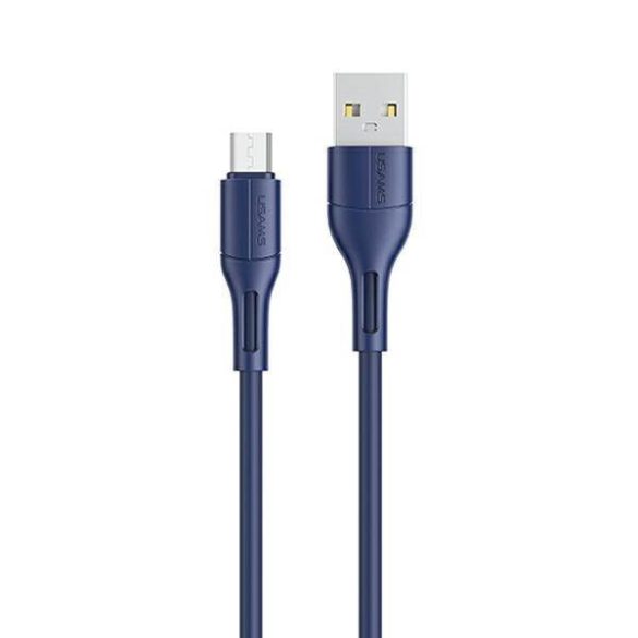 USAMS kábel U68 microUSB 2A gyorstöltés 1m kék SJ502USB03 (US-SJ502)