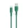 USAMS kábel U68 microUSB 2A gyorstöltés 1m zöld SJ502USB04 (US-SJ502)