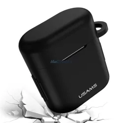   USAMS védőtok a FreeBuds 2 Pro, szilikon, fekete, BH501FBUS01 (US-BH501)