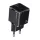 USAMS hálózati töltő 1xUSB-C T42 mini 25 W (csak a fej) Super SI 5 V–3 A PD3.0 gyorstöltés fekete CC140TC01 (US-CC140)