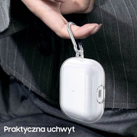 USAMS Tok védőtok AirPods 3 átlátszó fekete tok