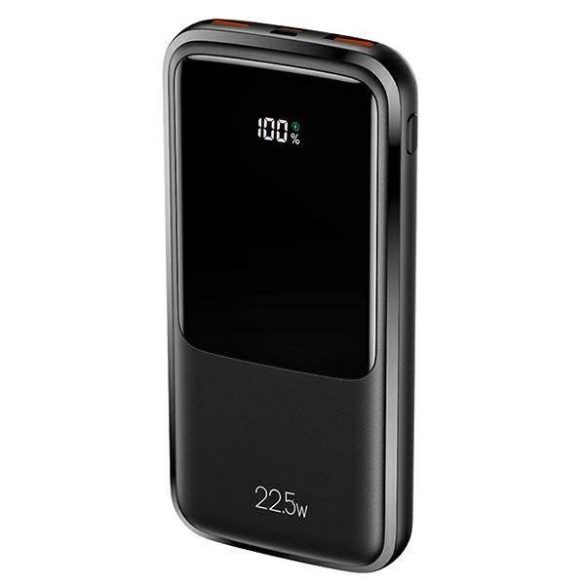 USAMS Powerbank PB58 10000mAh 22.5W QC3.0+PD gyorstöltés fekete 10KCD16101 (US-CD161)