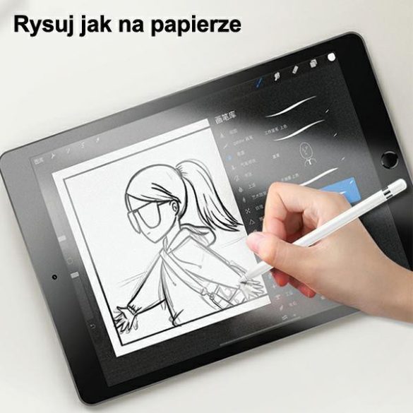 USAMS PaperLike fólia iPad 10,2" (2020)
