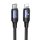 USAMS kábel U71 USB-C - Lightning 2m 20W PD gyorstöltés fekete SJ522USB01 (US-SJ522)