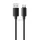 USAMS U98 szilikon USB-C kábel 3A gyorstöltés - fekete