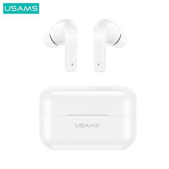 USAMS Bluetooth fülhallgató 5.0 TWS LY sorozat ANC vezeték nélküli fehér BHULY06