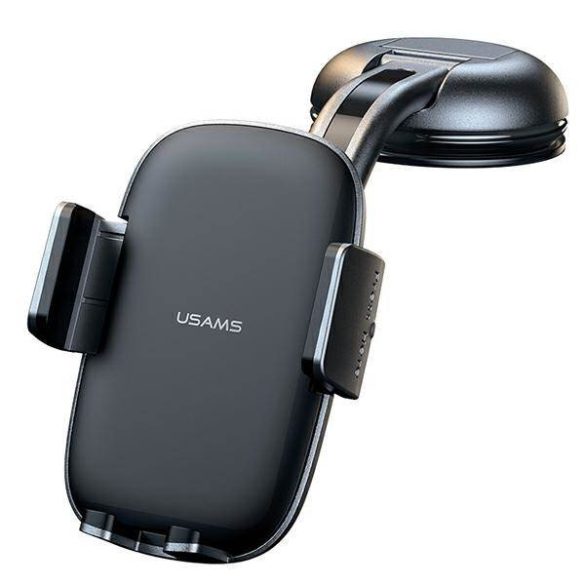 USAMS autós telefontartó szélvédőre/műszerfalra fekete ZJ063ZJ01 (US-ZJ063)