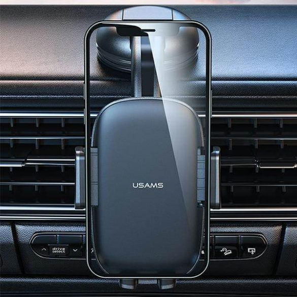 USAMS autós telefontartó szélvédőre/műszerfalra fekete ZJ063ZJ01 (US-ZJ063)