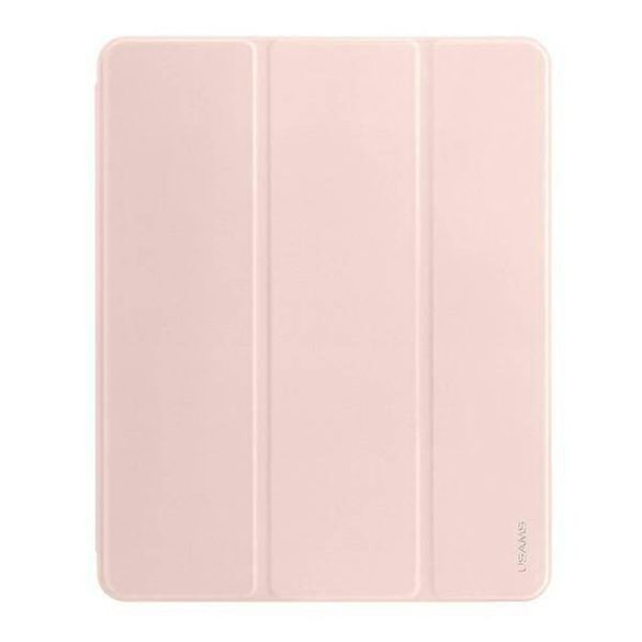 USAMS Case Winto iPad Pro 11" 2021 rózsaszín Smart Cover tok