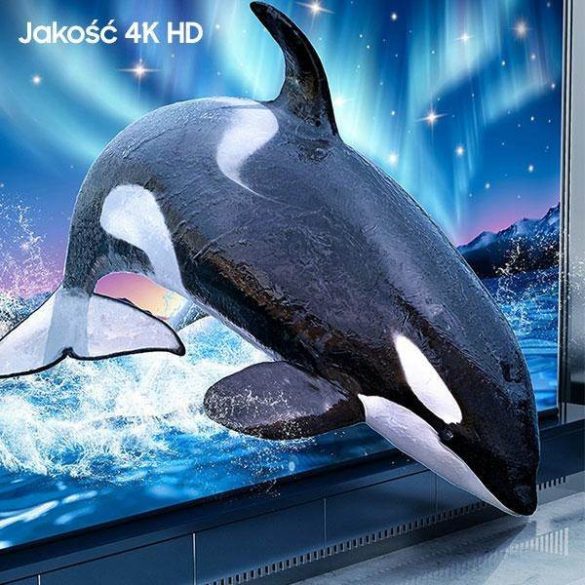 USAMS kábel DP - HDMI U74 2.0m fekete 4K HD SJ530HD01 (US-SJ530)