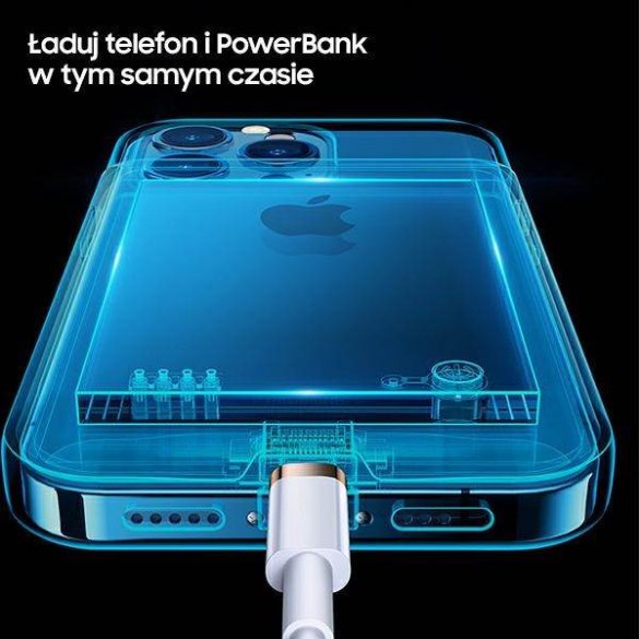 USAMS powerbank tokkal iPhone 13 Pro 6,1" 3500mAh fekete 3K5CD17501 (US-CD175)