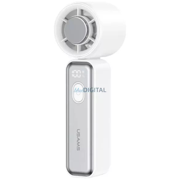 USAMS Ice-Cooling digitális nagy sebességű ventilátor 2000mAh - fehér