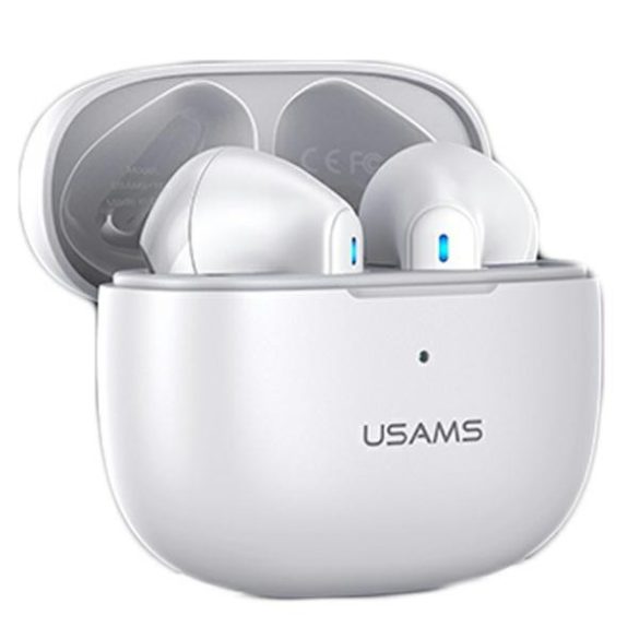 USAMS NX10 Series TWS Bluetooth 5.2 vezeték nélküli fülhallgató - fehér