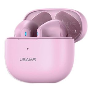 USAMS NX10 Series TWS Bluetooth 5.2 vezeték nélküli fülhallgató - rózsaszín