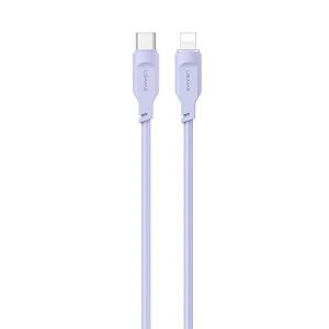 USAMS kábel USB-C - Lightning PD gyorstöltés 1,2m 20W Lithe Series lila SJ566USB03 (US-SJ566)