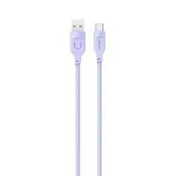   USAMS kábel USB-C PD gyorstöltő 1,2m 6A Lithe sorozat lila SJ568USB03 (US-SJ568)
