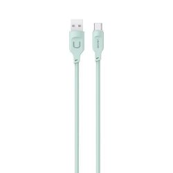   USAMS kábel USB-C PD gyorstöltés 1,2m 6A Lithe sorozat zöld SJ568USB04 (US-SJ568)