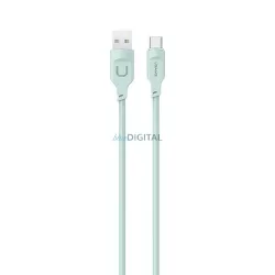   USAMS kábel USB-C PD gyorstöltés 1,2m 6A Lithe sorozat zöld SJ568USB04 (US-SJ568)