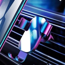   USAMS Gravitációs autós telefontartó szellőzőrácsra fekete ZJ52ZJ01 (US-ZJ052)