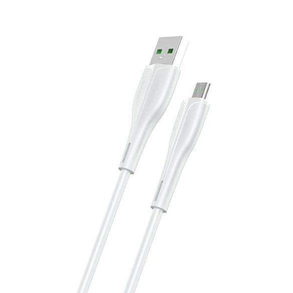 USAMS kábel U38 microUSB 4A gyors töltés OPPO 1m fehér SJ375USB02 (US-SJ375)